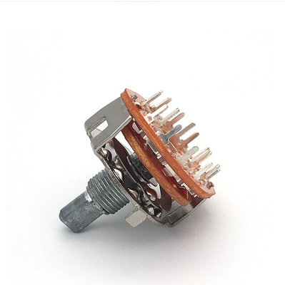 Position continue du sélecteur du commutateur rotatif 100ohm 4 Polonais de DC500V 2