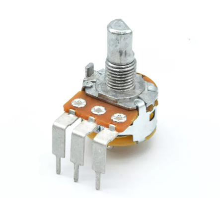 Potentiomètre rotatoire de l'ohm 200k du potentiomètre 200k du film ROHS de carbone