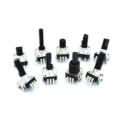 qualité  Peaker Audio Ec12 Rotary Encoder With Push Button 10ohm Threaded Bushing usine