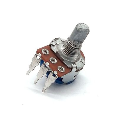 qualité  150V AC 500k Potentiometer With Switch 15mm 3 Position Mixer Console usine