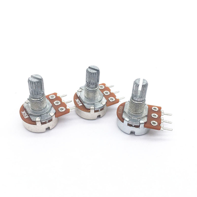 WH148 potentiomètre rotatif contrôle du Volume longue durée linéaire B50K B10K potentiomètre potentiomètre à Film de carbone pour Audio