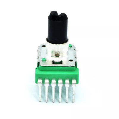 R1116G potentiomètre rotatoire B10k 50K 100K de double de bande de 11 millimètres en métal d'axe film de carbone