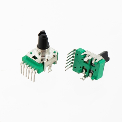 R1116G potentiomètre rotatoire B10k 50K 100K de double de bande de 11 millimètres en métal d'axe film de carbone