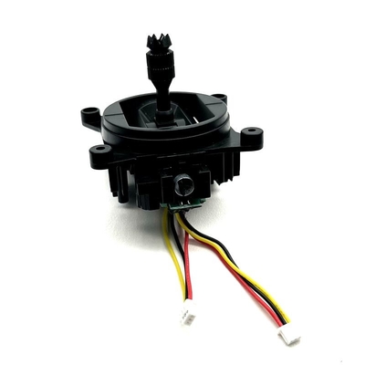potentiomètre rotatoire de manette en plastique d'axe de 16mm avec le fil et la prise