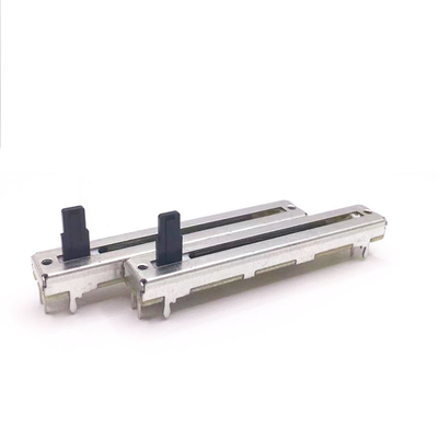 Potentiomètre linéaire de glissière de voyage de la bonne qualité 45mm de C4521SG avec le potentiomètre sain du potentiomètre B10K de clic de commutateur