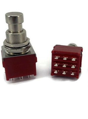 Commutateur de bouton de Pin Effect Foot Switch Push du commutateur de pied de pédale d'effet de guitare de 3H PDT d'Of Soft Click de fabricant 9