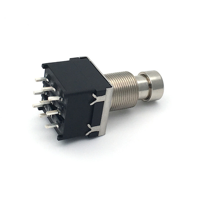 9 Pin 3pdt frappent du pied le commutateur 500V pour la guitare électrique