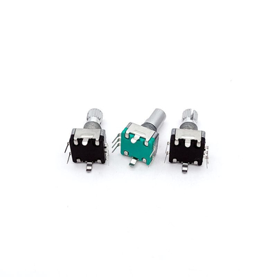 bouton rotatoire continu à C.A. du commutateur rotatif 300V de 11mm avec le bouton poussoir 360 degrés