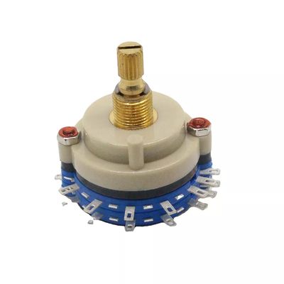 Position continue du commutateur rotatif 0.5A 4 Polonais 2 de la CE 0.8mm rotatoire