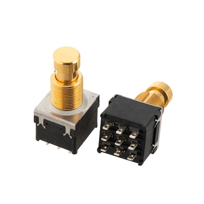 Cosse de Pin de l'interrupteur à pied 9 du commutateur de pied de guitare de 3H PDT 17mm