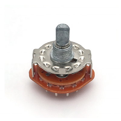 Haut-parleurs continus multiboucle de commutateur rotatif de 2p4t Mini Rotary 500ohm