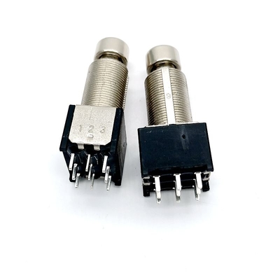 C.A. 6A 9 Pin Footswitch de la guitare 125V de pédale de pied de la CE 17.1mm