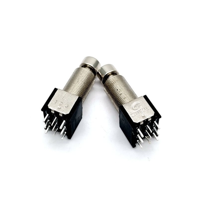 C.A. 6A 9 Pin Footswitch de la guitare 125V de pédale de pied de la CE 17.1mm