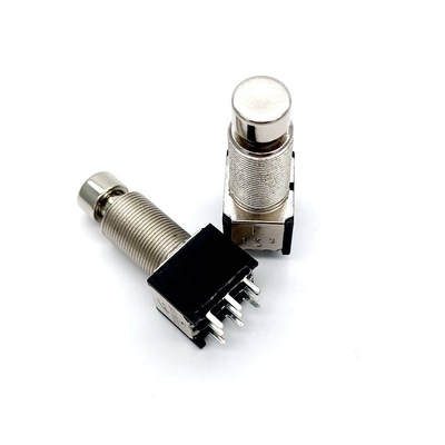 C.A. 6A 9 Pin Footswitch de la guitare 125V de pédale de pied de la CE 17.1mm