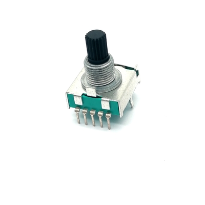 potentiomètre simple de rondin du commutateur rotatif 0.3A 100k de jet de triple de 17mm Polonais