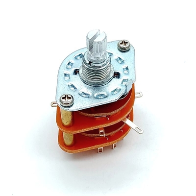 Diamètre 29mm commutateur rotatif 0.3A de 12 positions