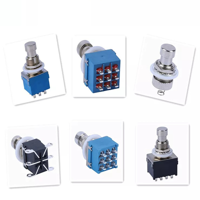 By-pass vrai de PIN Dpdt Stomp Switch du commutateur de pied de guitare de 3H PDT 9