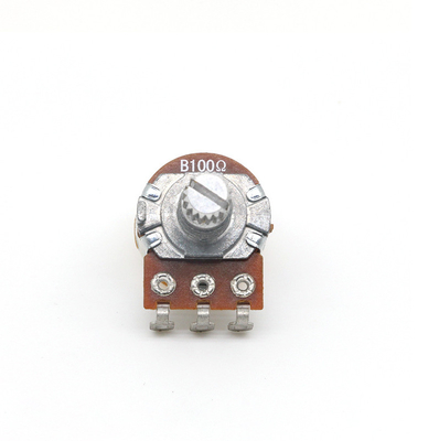 commutateur 0.5A rotatif continu de potentiomètre de 25ohm B100k double