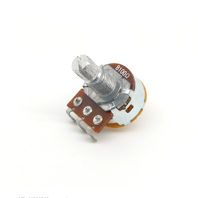 commutateur 0.5A rotatif continu de potentiomètre de 25ohm B100k double