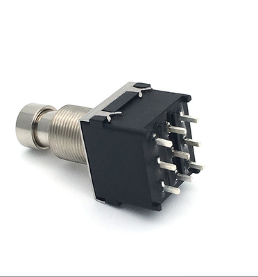 SF17 10000 fait un cycle 2pdt le commutateur 9 Pin Push Button Foot 100ohm
