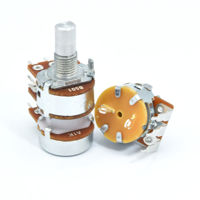 Potentiomètre audio vertical de bande du potentiomètre 16mm de la chandelle 5k double