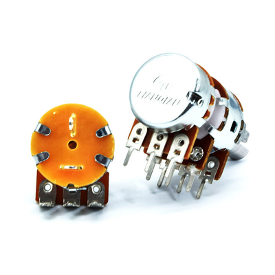 Potentiomètre audio vertical de bande du potentiomètre 16mm de la chandelle 5k double