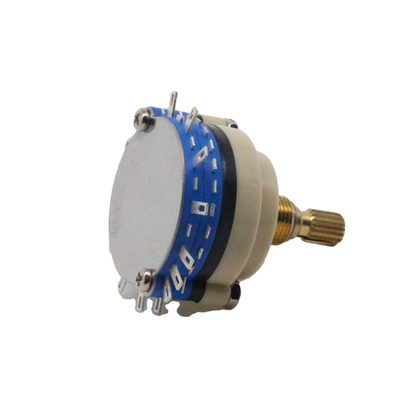 Commutateur rotatif continu de haute précision 100ohm Commutateur rotatif multipolaire