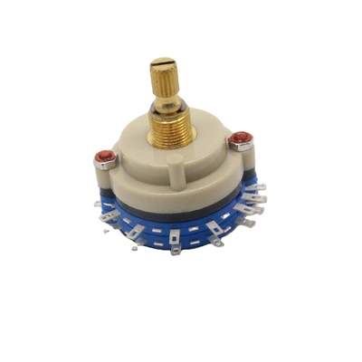 Commutateur rotatif continu de haute précision 100ohm Commutateur rotatif multipolaire