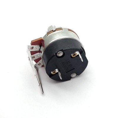 ajustement rotatoire du potentiomètre ROHS Bass Treble Pot Top Finger de commutateur de 24mm