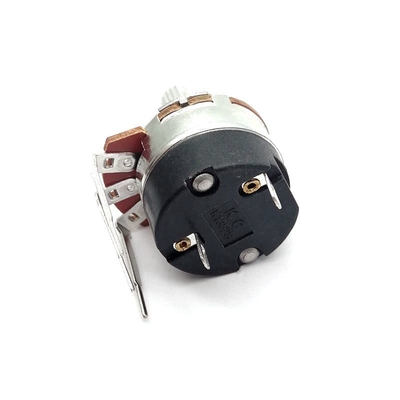 ajustement rotatoire du potentiomètre ROHS Bass Treble Pot Top Finger de commutateur de 24mm