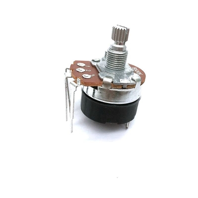 ajustement rotatoire du potentiomètre ROHS Bass Treble Pot Top Finger de commutateur de 24mm