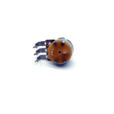 Potentiomètre d'ampère de guitare du rhéostat 16mm avec le commutateur de bouton poussoir 0.2W