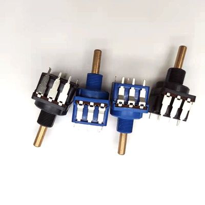 Potentiomètre 500k bleu avec le commutateur 10A pour obscurcir l'éclairage