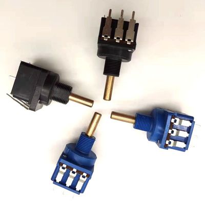 Potentiomètre 500k bleu avec le commutateur 10A pour obscurcir l'éclairage