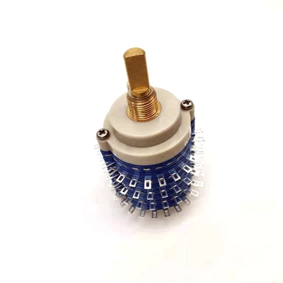 Sections multi 38mm 24 commutateurs 500V rotatifs continus rotatoires de position