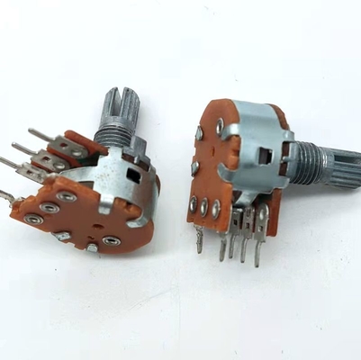 Carte PCB rotatoire simple B500k de position du potentiomètre 3dB 3 de film de carbone avec le commutateur