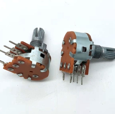 Potentiomètre d'amplificateur en métal 0.2W avec le commutateur 16mm pour la caisse de résonance