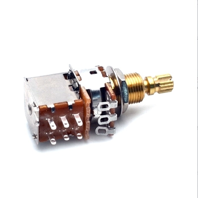guitare électrique va-et-vient du potentiomètre DPDT de 16mm pour Bass Guitar électrique