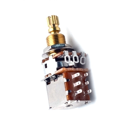 guitare électrique va-et-vient du potentiomètre DPDT de 16mm pour Bass Guitar électrique
