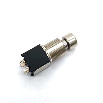 Pin libre de Dpdt 6 de bouton poussoir d'ODM de commutateur de pied de guitare de la serrure TQ