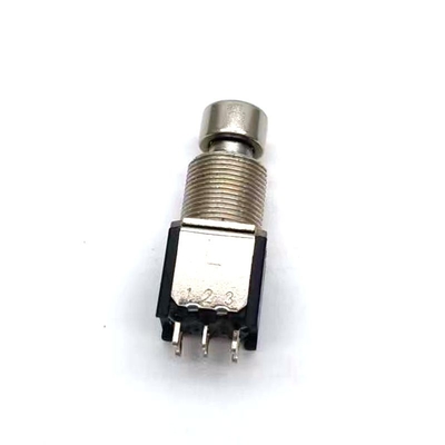 Pin libre de Dpdt 6 de bouton poussoir d'ODM de commutateur de pied de guitare de la serrure TQ