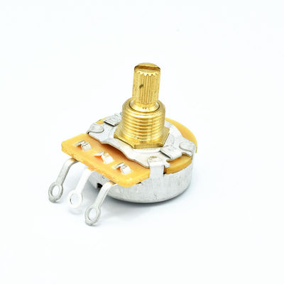 potentiomètre rotatoire de guitare de l'axe 15.5mm B500k en métal de style de 24mm CTS